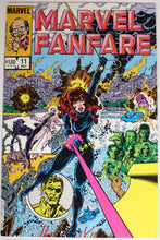 Load image into Gallery viewer, Marvel Fanfare 10, 11, 12 Black Widow 1st appearance of Iron Maiden KEY Issue Comic