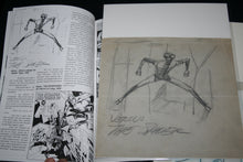 Load image into Gallery viewer, Historic 1959 Pre-Spider-man "The Spider" Sketch by Joe Simon Pre-Ditko