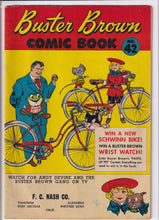 Load image into Gallery viewer, Buster Brown Comic Book (1945-1956 Brown Shoe) 39, 42-43 Promotional Giveaway comic GD Last Issue

