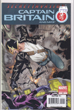 Load image into Gallery viewer, Captain Britain and MI 13 (2008) 2 2nd print, 10 Newsstand $3.99 Price Variant
