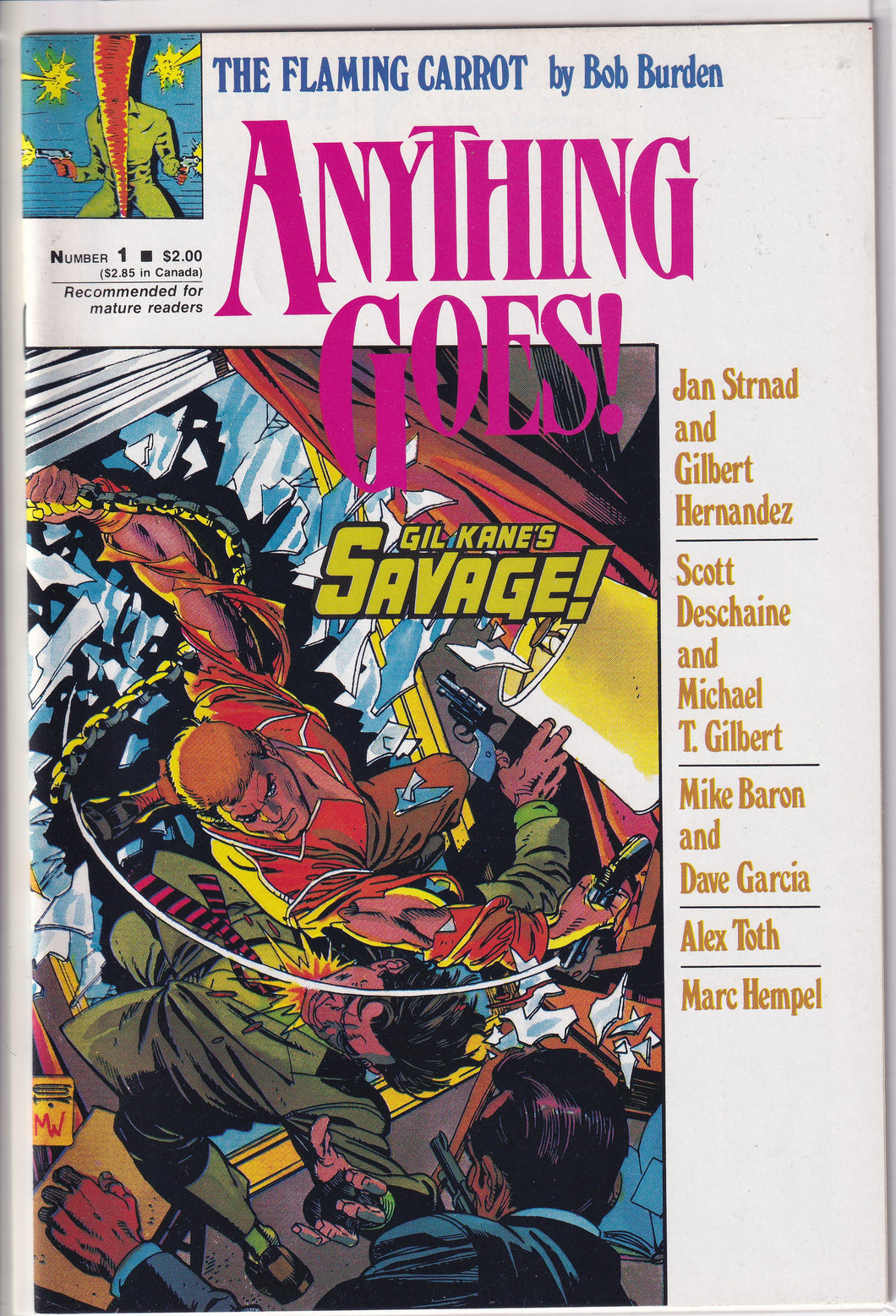 Anything Goes! (1986) 1-2 Flaming Carrot VF