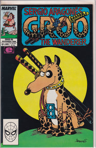 Groo (1985) 1, 6, 42-48, 56, 60, 62-64, 80, 91-92, 117, 120 (1994) 2-4, 10-11 Destroyer Duck (1982) 1 1st app