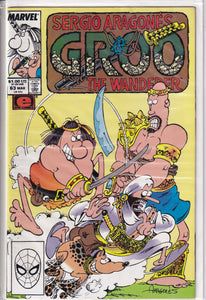 Groo (1985) 1, 6, 42-48, 56, 60, 62-64, 80, 91-92, 117, 120 (1994) 2-4, 10-11 Destroyer Duck (1982) 1 1st app