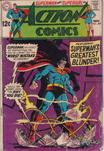 Load image into Gallery viewer, Action Comics (1938 1st Series) 293 reader, 319 Poor missing 2 Wraps, 369 reader
