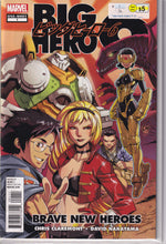 Load image into Gallery viewer, Big Hero 6 (2008 Marvel) 1 1st app Wasabi-No Ginger Fredzilla Big Hero 6 Brave New Heroes (2012 Marvel) 1
