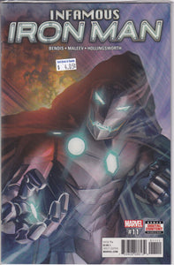 Infamous Iron Man (2016) 1 1st app Tony Stark AI, 2, 2 2nd print, 3-9, 11-12