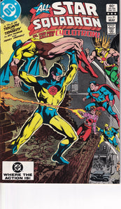 All Star Squadron (1981) 2, 4, 6, 21, 51-52 Shazam 56 Liberty Belle Hawkman Johnny Quick Green Lantern Crisis on Infinite Earths