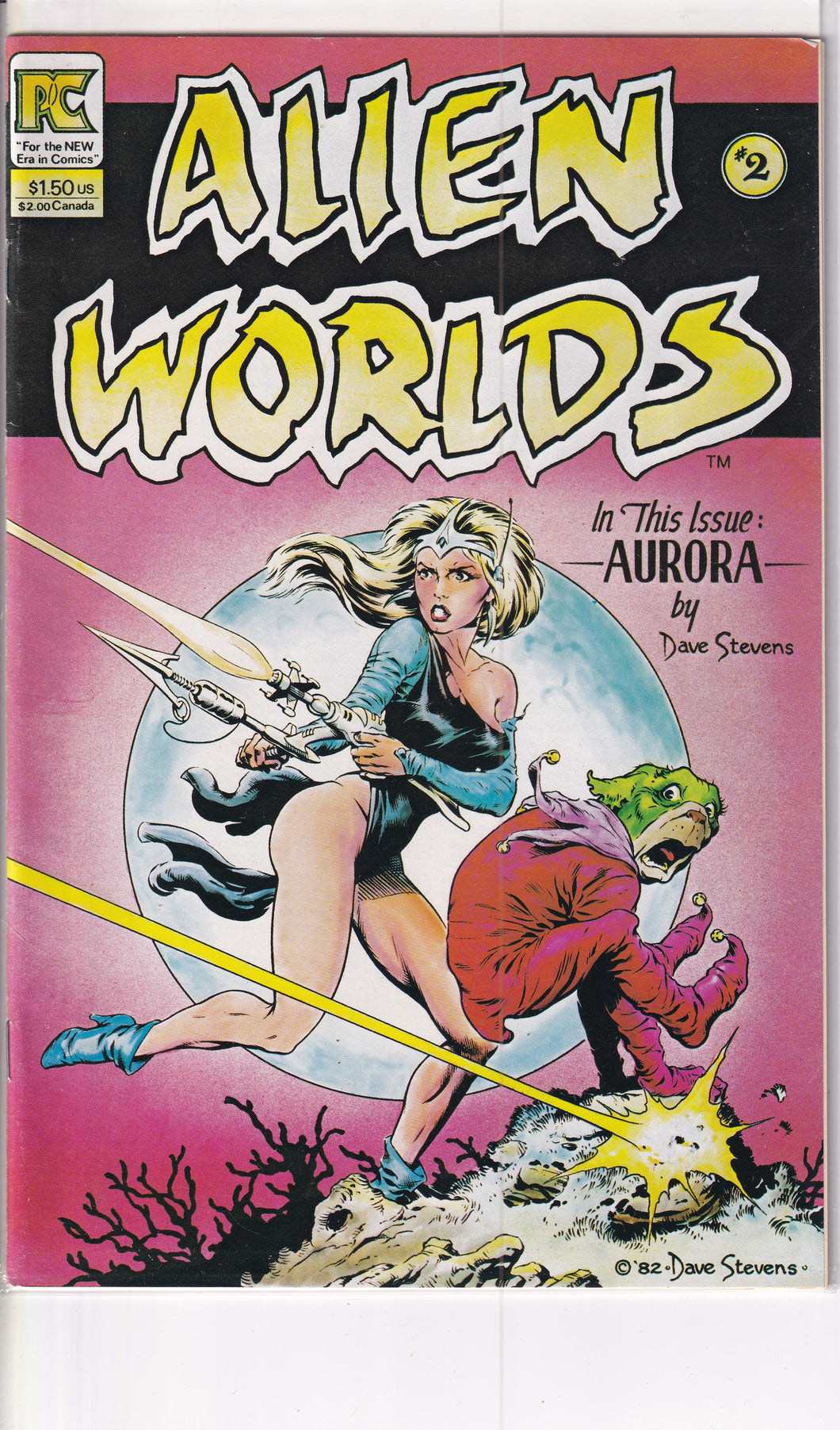 Alien Worlds (1982 1st Series) 2 Dave Stevens