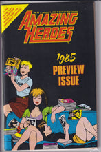 Load image into Gallery viewer, Amazing Heroes (1981) 18, 39, 46, 51-52, 79, 81, 90, 94, 101, 109, 114-115, 118-119, 122, 124-125, 147, 151-152, 170, 178
