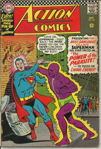 Action Comics (1938 1st Series) 340 1st Appearance Parasite KEY Issue GD/VG