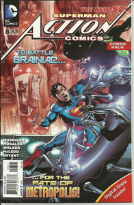 Action Comics (2011 2nd Series AKA New 52) 8 Combo $4.99 Price Variant Low Print Run Unbagged VF/NM