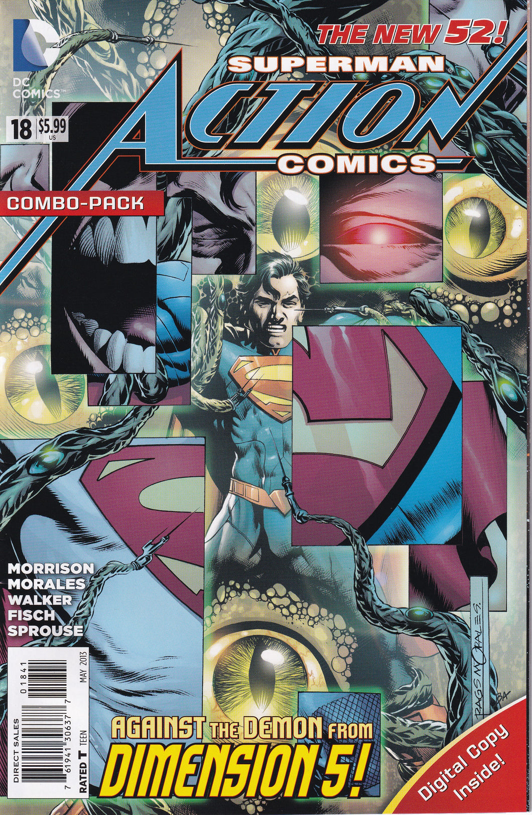Action Comics (2011 2nd Series AKA New 52) 18 Combo $5.99 Price Variant Low Print Run unbagged VF/NM