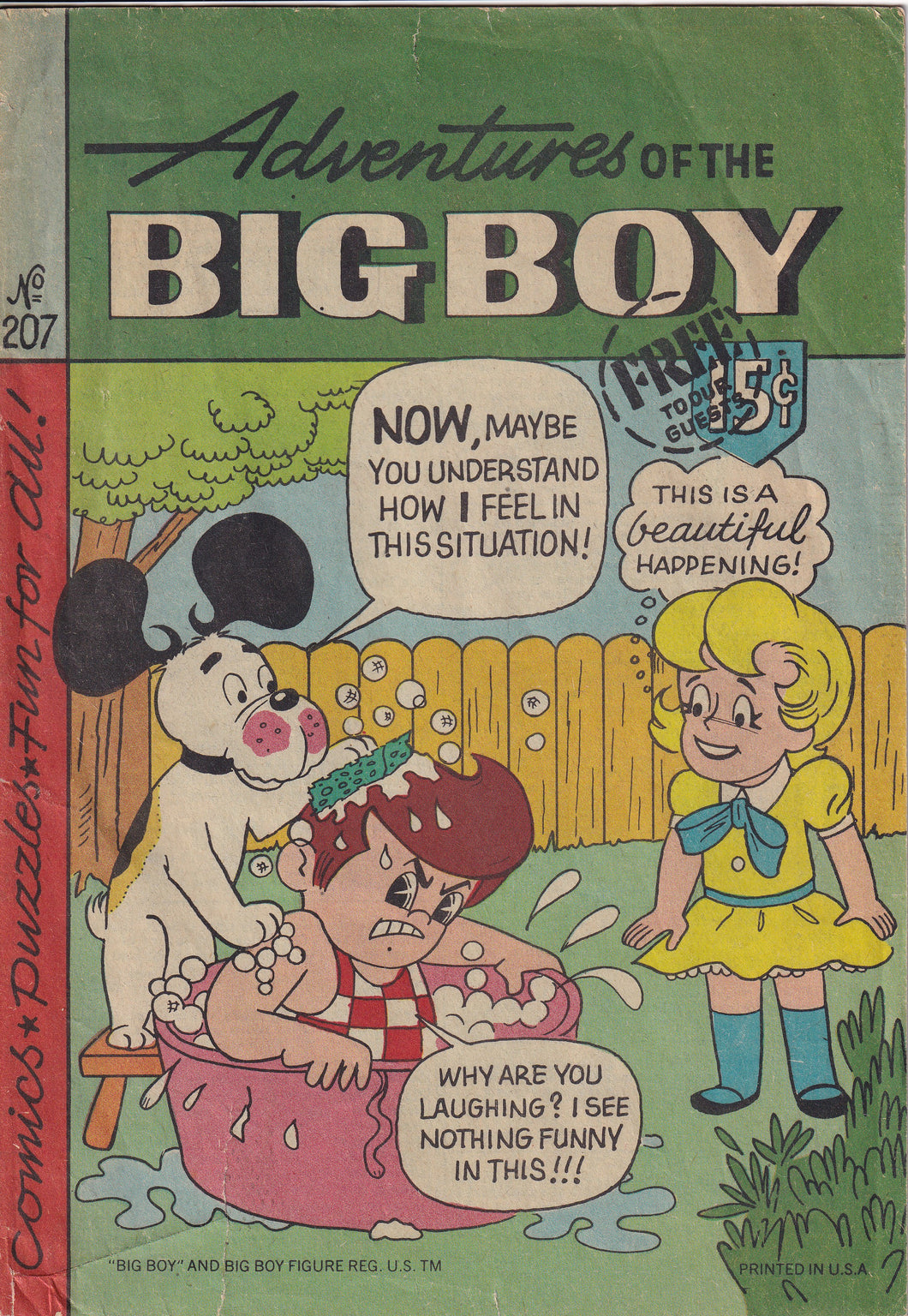 Adventures of the Big Boy (1956) 207 Promotional Giveaway comic FR/GD