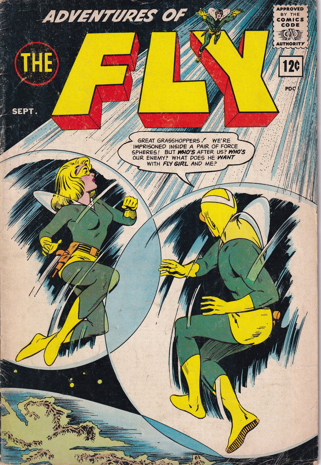 Adventures of the Fly (1959) 27 VG Insecto Fly Girl Archie