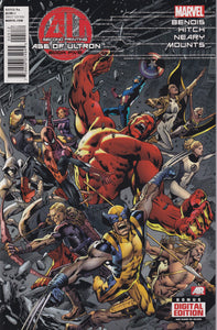 Age of Ultron (2013) 5 Rare 2nd Print Variant Captain America Hawkeye Black Widow Spider-Man X-Men Iron Man Red Hulk Moon Knight VF/NM