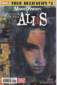 Alias (2001l) 1 True Believers 2018 Reprint 1st Appearance Jessica Jones KEY Issue