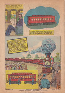 All Aboard Mr. Lincoln (1959) 1 Railroad Promotional Giveaway VF/NM