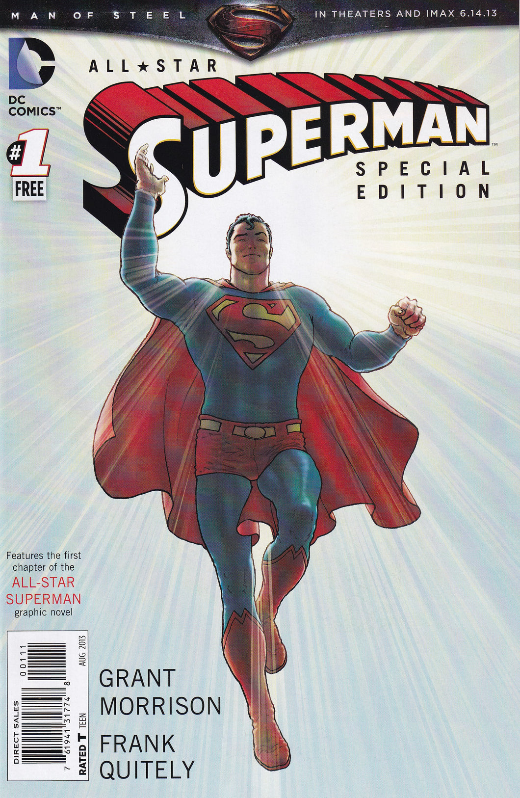 All Star Superman Special Edition (2013) 1 Lex Luthor Theater Movie Promotional Giveaway Reprint VF/NM