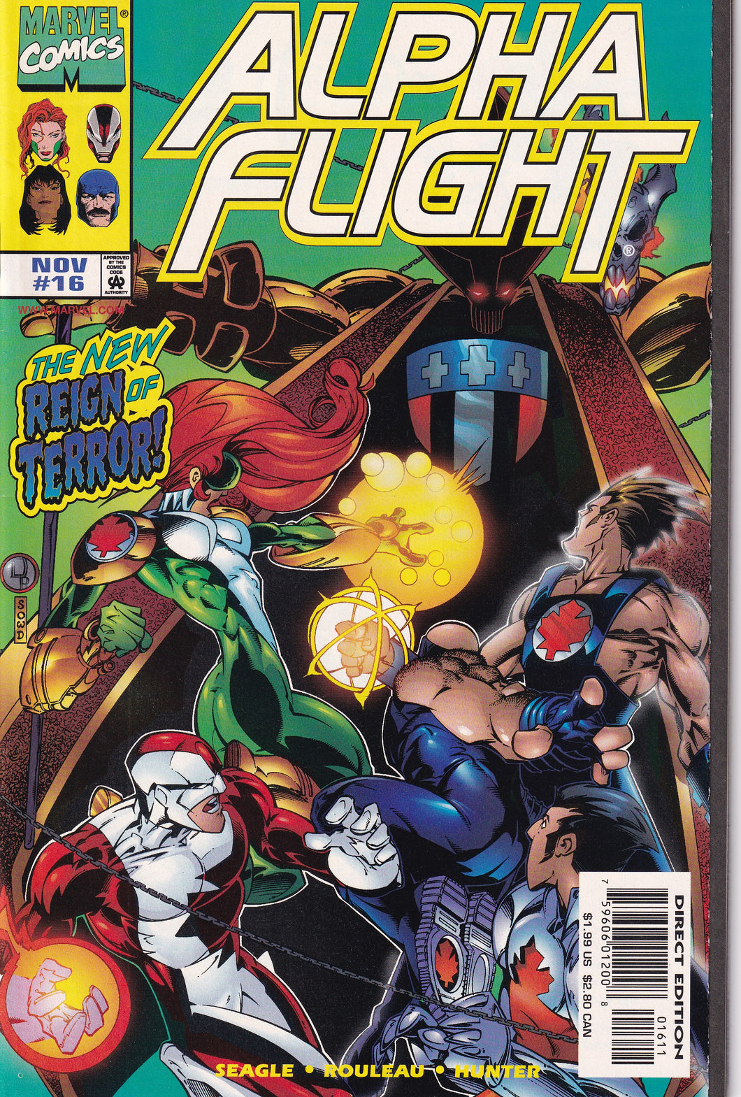 Alpha Flight (1997 2nd Series) 16 VF/NM