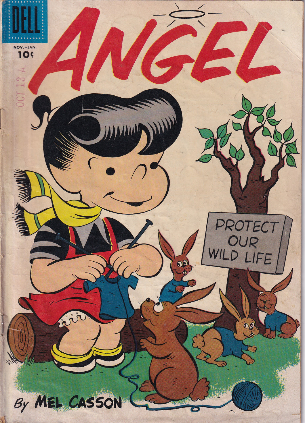 Angel (1955) 4 Golden Age Dell VG