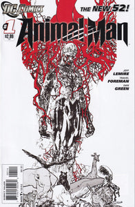 Animal Man (2011 2nd Series) 1 VF 4th Print