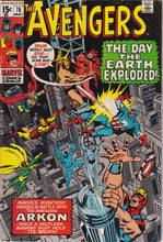 Load image into Gallery viewer, Avengers (1963 1st Series) 76 1st meeting of Vision and Scarlet Witch KEY Issue VG
