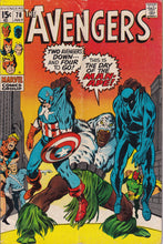Load image into Gallery viewer, Avengers (1963 1st Series) 78 1st appearance of the Lethal Legion Grim Reaper New Costume KEY Issue VG
