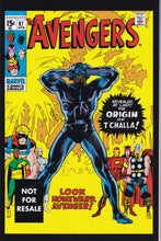 Load image into Gallery viewer, Avengers (1963 1st Series) 57 Facsimile 87 Marvel Legends Reprint Origin Black Panther KEY Issue VF/NM
