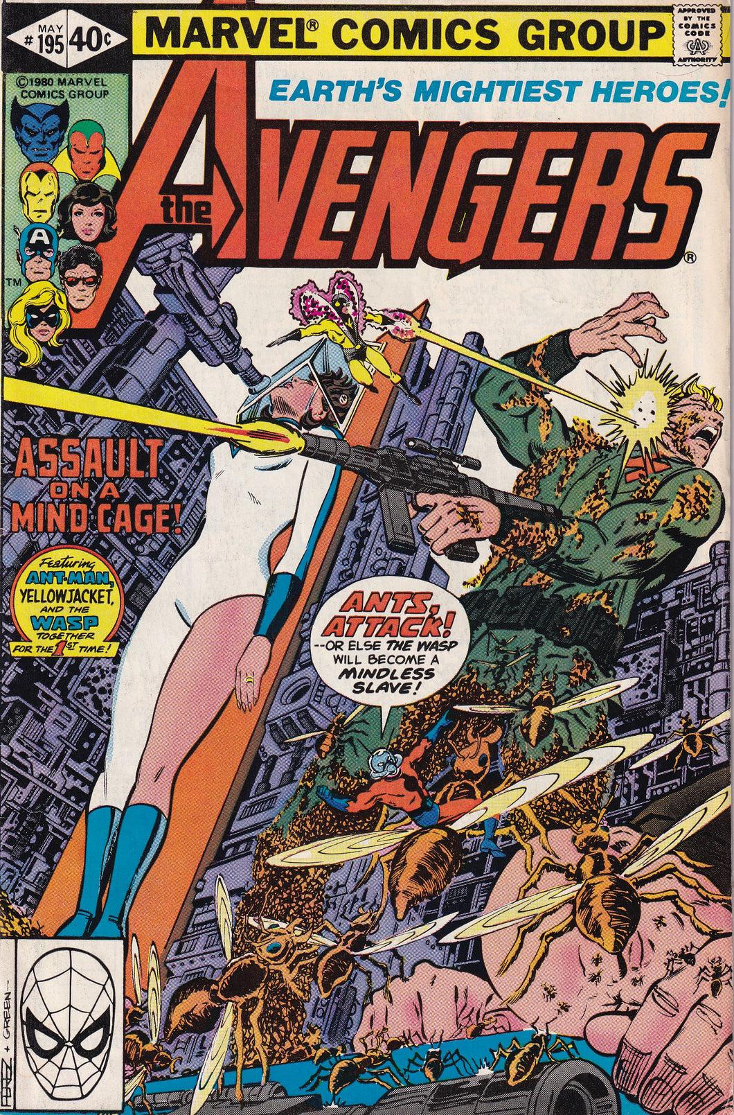 Avengers (1963 1st Series) 195 1st Cameo Appearance Taskmaster KEY Issue FN
