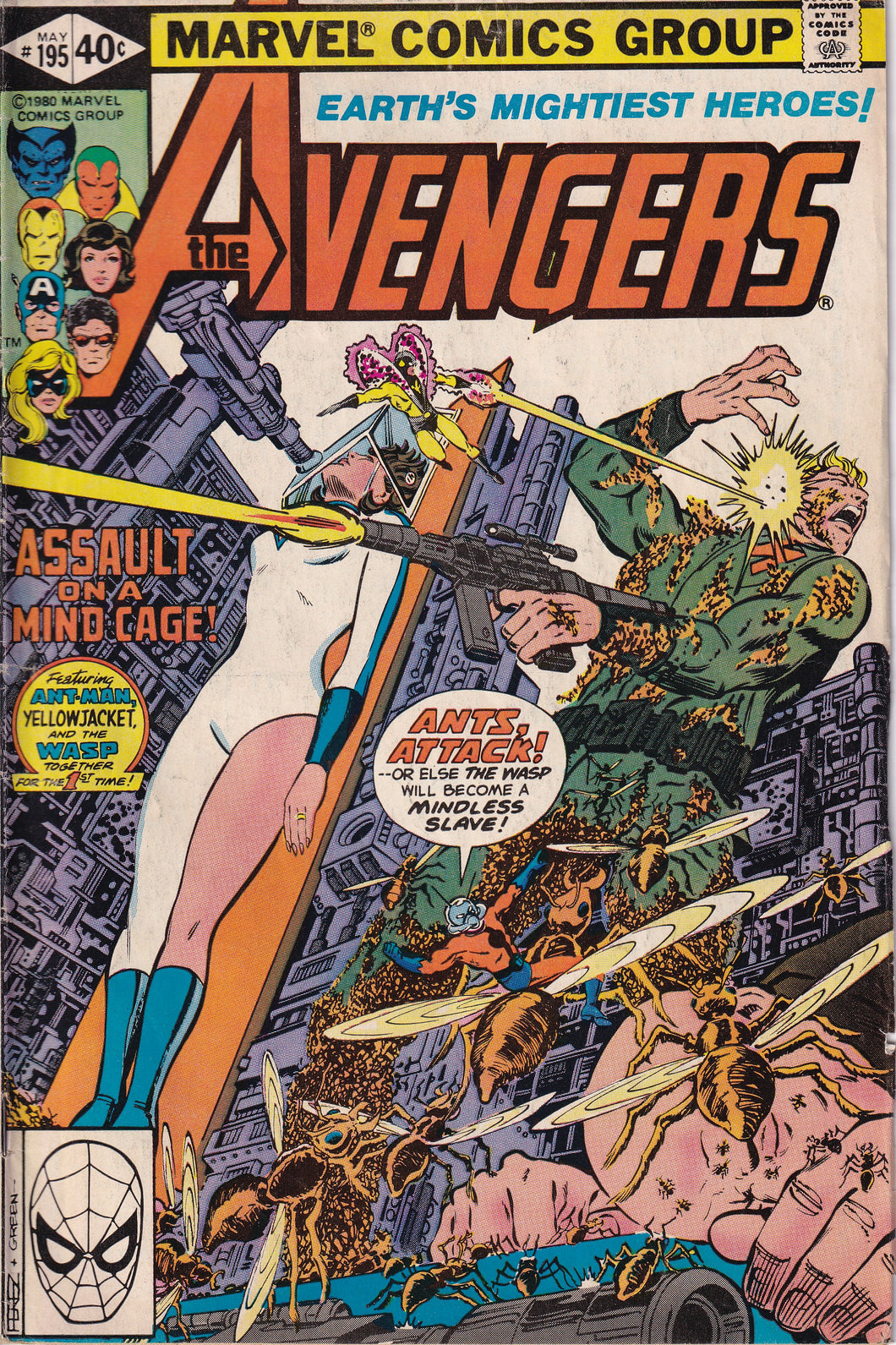 Avengers (1963 1st Series) 195 1st Cameo Appearance Taskmaster KEY Issue FN