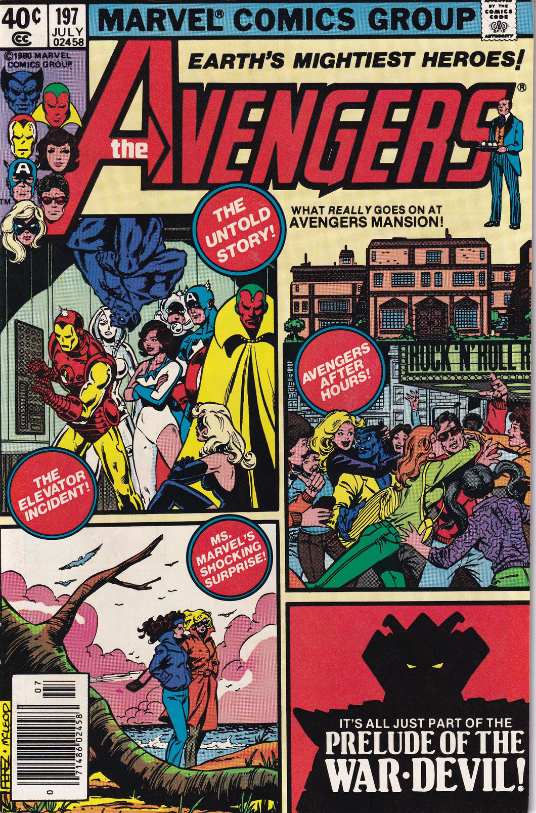 Avengers (1963 1st Series) 197 FN Newsstand