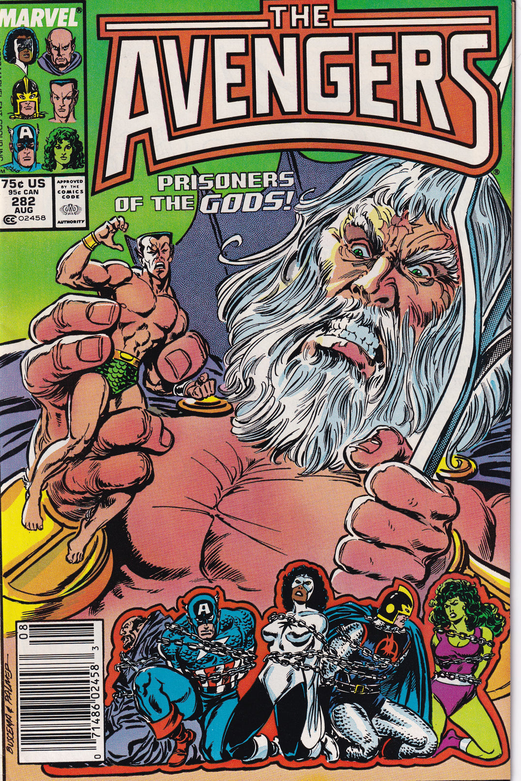 Avengers (1963 1st Series) 282 Newsstand VF/NM