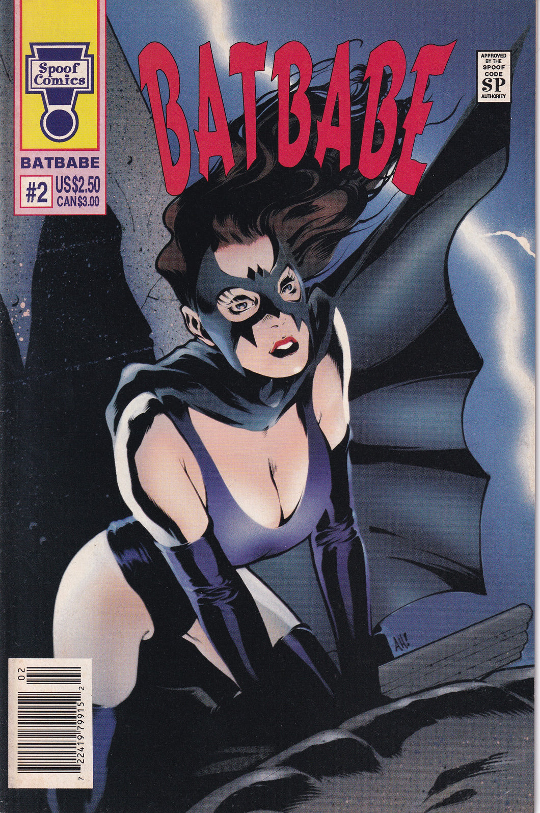 Spoof Comics Presents 2 Batbabe Adam Hughes Cover