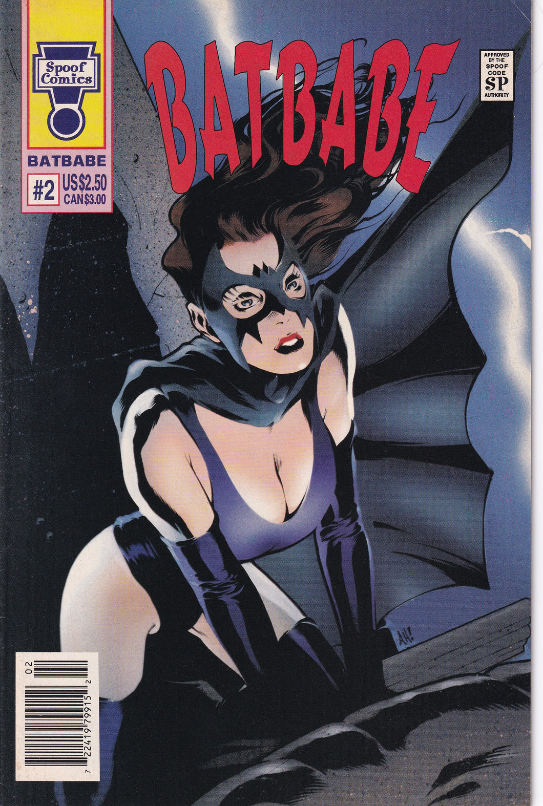 Spoof Comics Presents 2 Batbabe Adam Hughes Cover