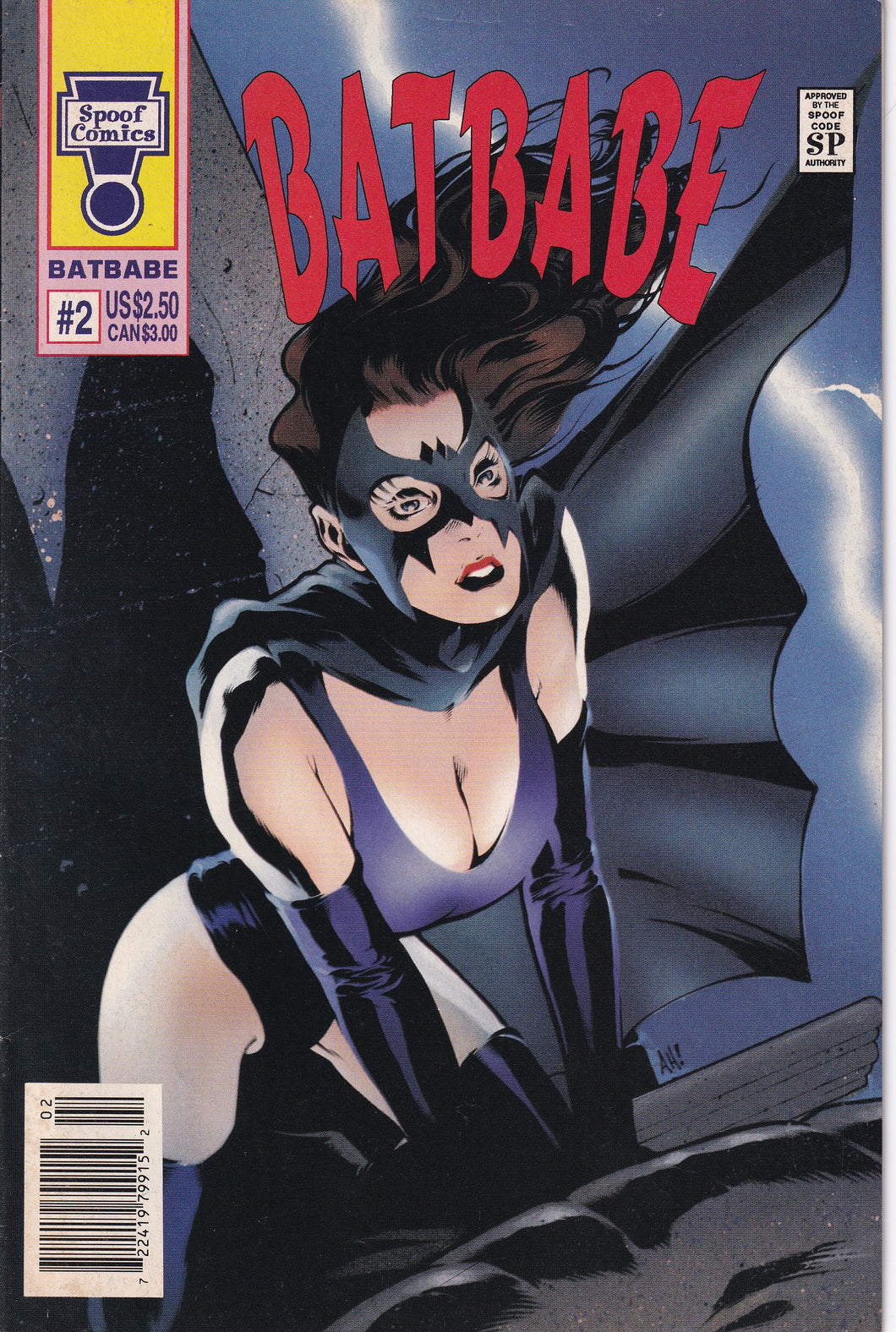 Spoof Comics Presents 2 Batbabe Adam Hughes Cover
