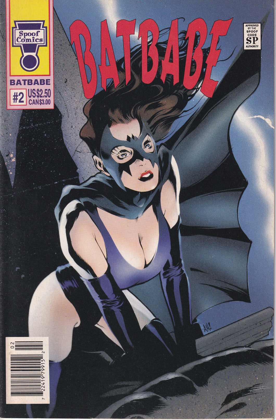 Spoof Comics Presents 2 Batbabe Adam Hughes Cover