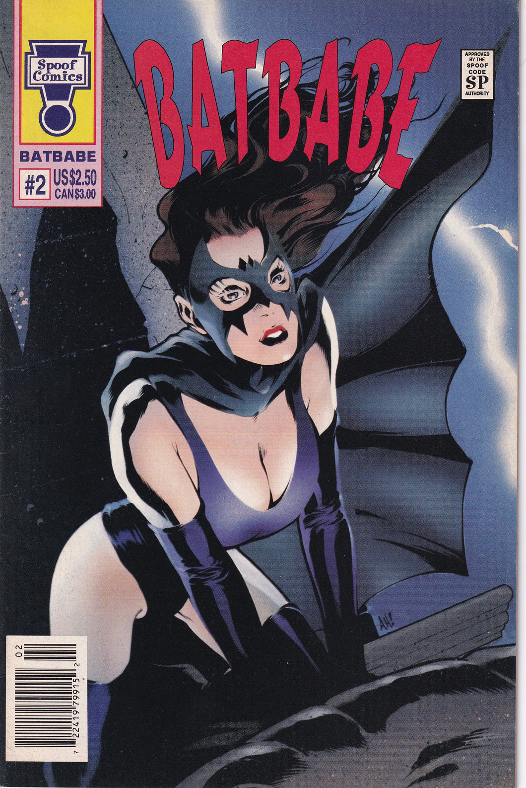 Spoof Comics Presents 2 Batbabe Adam Hughes Cover
