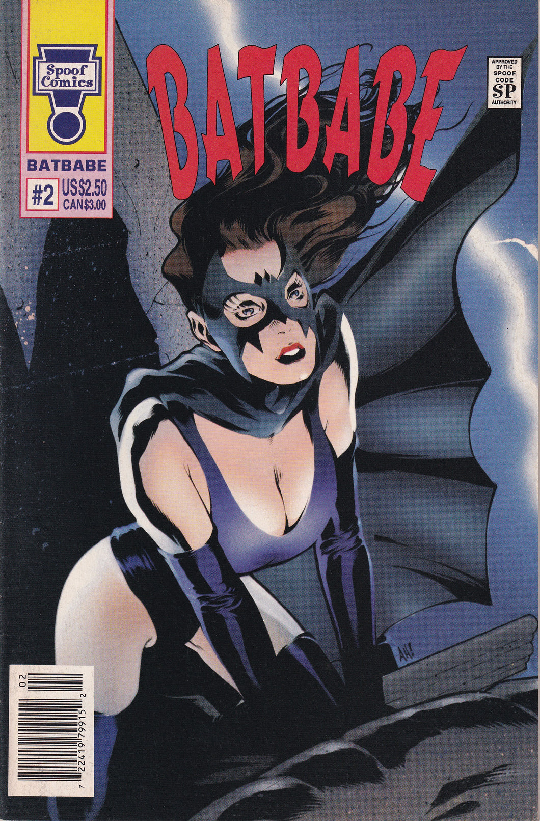 Spoof Comics Presents 2 Batbabe Adam Hughes Cover