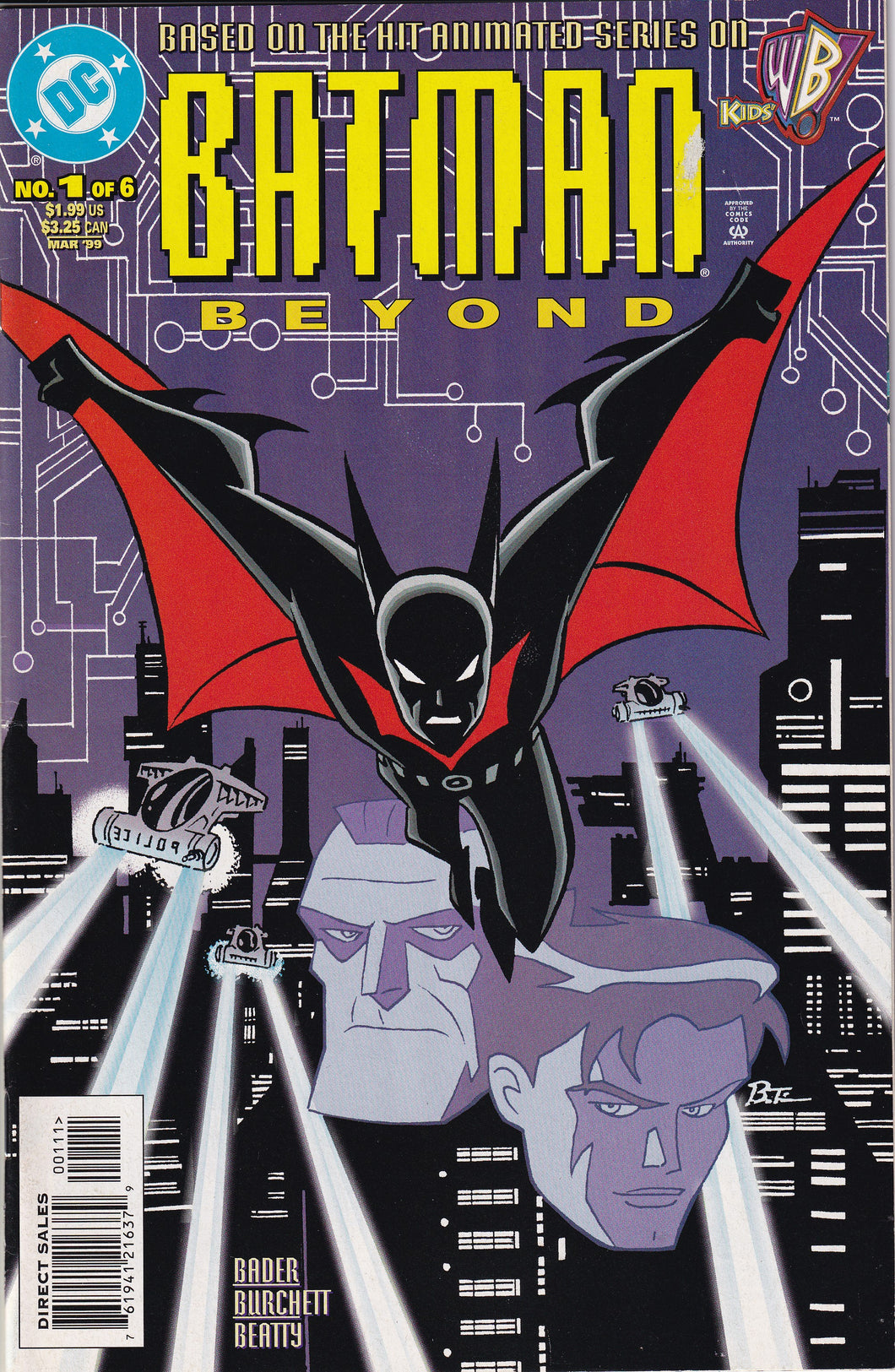 Batman Beyond (1999 1st Series) 1 1st app Batman Beyond VG/FN and 1 promo FN