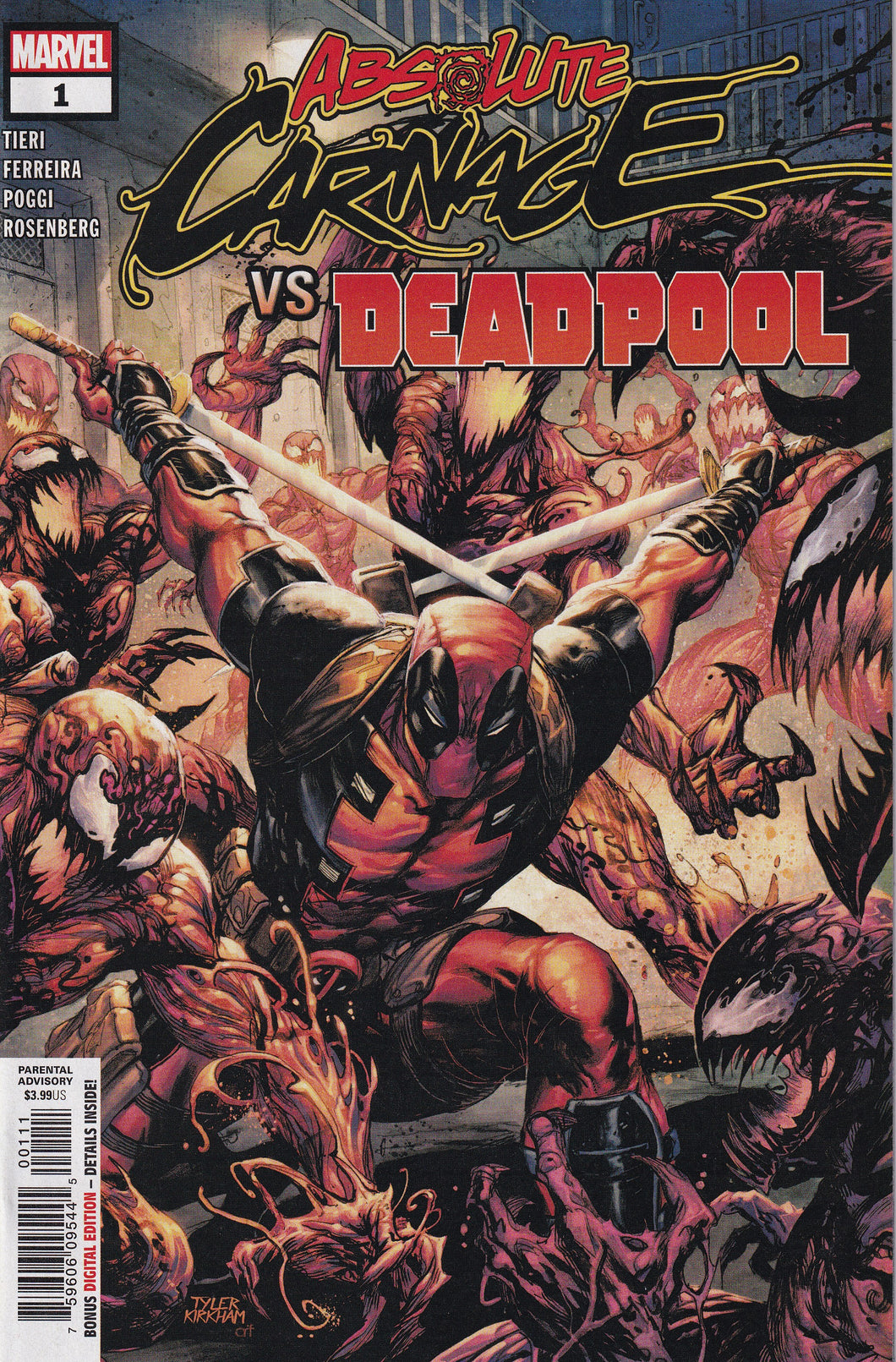 Absolute Carnage vs. Deadpool (2019 Marvel) 1-3 VF/NM