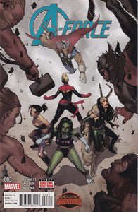 A-Force (2015) 1-5 1st app Singularity KEY Issue (2016) 8