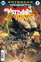 Load image into Gallery viewer, Batman &amp; the Justice League Outbreak (2017) 1 Walmart Variant (reprints Justice League 8)
