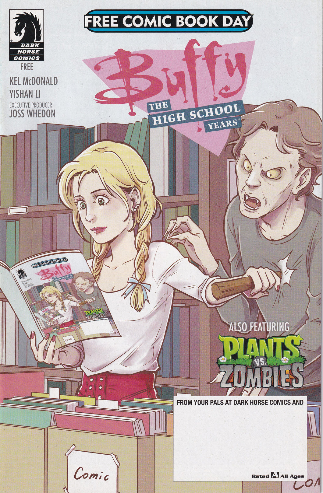 Buffy the High School Years Plants vs. Zombies (2017 Dark Horse) 1