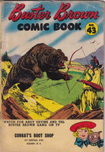 Load image into Gallery viewer, Buster Brown Comic Book (1945-1956 Brown Shoe) 39, 42-43 Promotional Giveaway comic GD Last Issue
