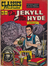 Load image into Gallery viewer, Classics Illustrated (1964) 6, 10, 13 Dr Jekyll and Mr. Hyde, 15 Uncle Tom's Cabin
