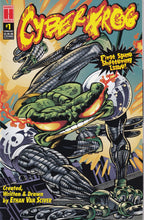 Load image into Gallery viewer, Cyberfrog (1996 1st Series) 0, 1, 1 commemorative, 3, 4 Reservoir Frog (1996) 1-2 vs. Creed (1997) 1
