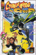 Load image into Gallery viewer, Cyberfrog (1996 1st Series) 0, 1, 1 commemorative, 3, 4 Reservoir Frog (1996) 1-2 vs. Creed (1997) 1
