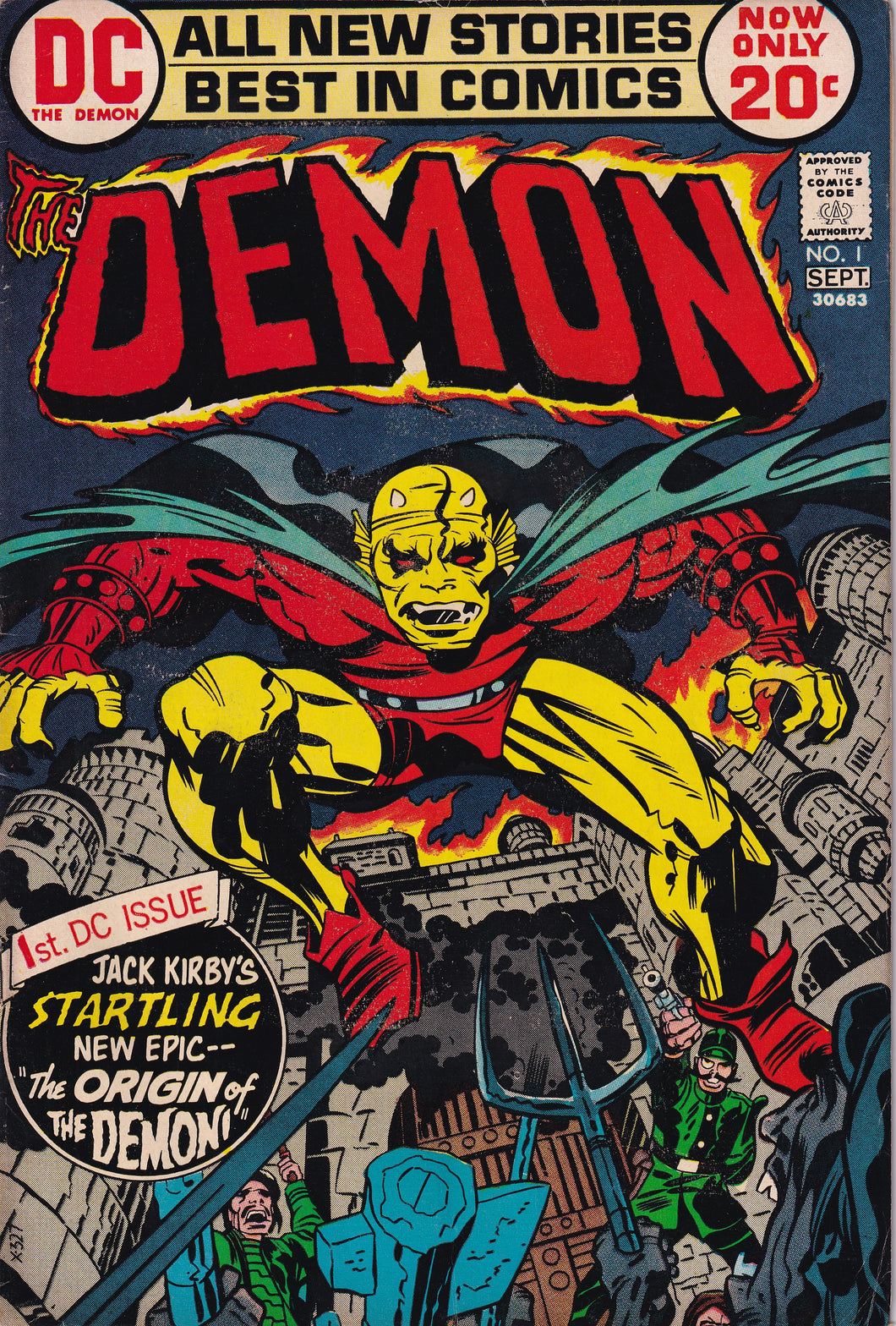 Demon (1972 1st Series) 1-2, 6-8, 11-16 1st Appearance KEY Issue Jack Kirby