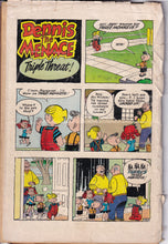 Load image into Gallery viewer, Dennis the Menace (1953) 51, Giant Christmas (1955) 27, Triple Feature (1962) 28, and His Friends (1970) 19
