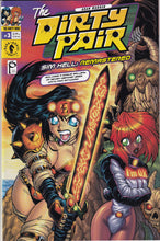Load image into Gallery viewer, Dirty Pair II (1989) 1 III A Plague of Angels (1990) 5 Fatal But Not Serious (1995) 2 Sim Hell (1993) 2 Sim Hell Remastered (2001) 3
